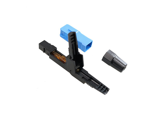 Right Angle 60dB FTTB  Fiber Optic Fast Connectors