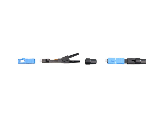 Right Angle 60dB FTTB  Fiber Optic Fast Connectors
